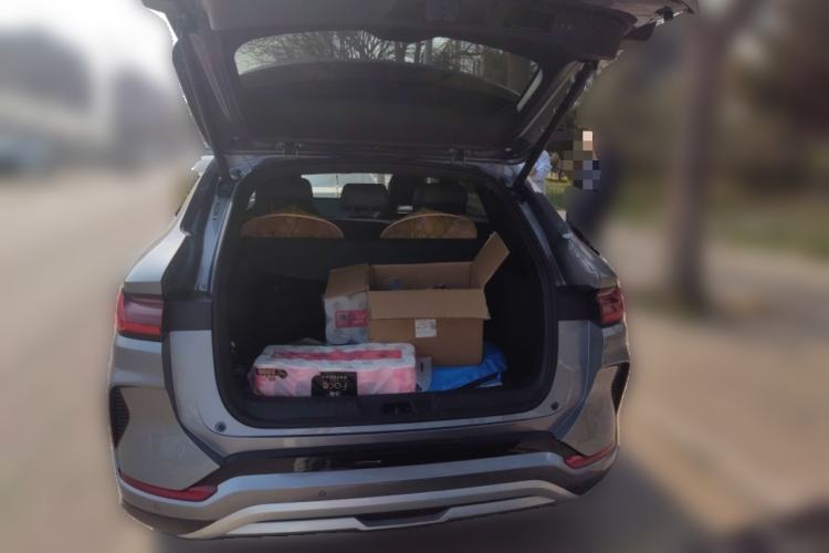 Used BYD Song PLUS New Energy 2025 EV with 605 km Range – Flagship Version Trunk