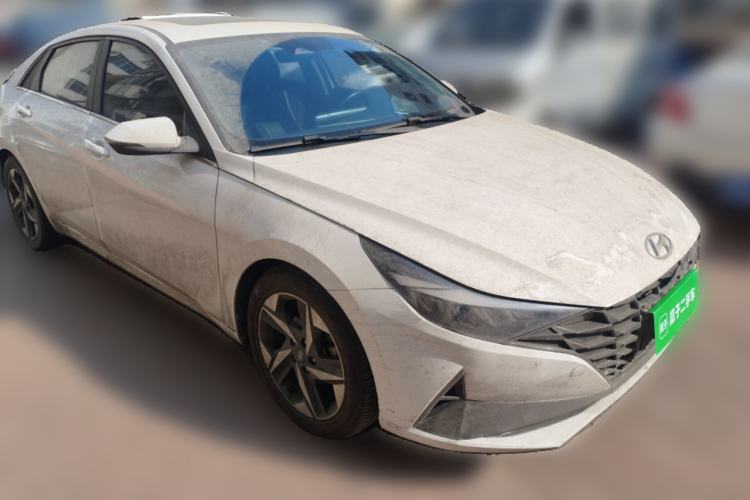 Used Hyundai Elantra 2021 1.5L CVT LUX Prestige Edition Exterior 2