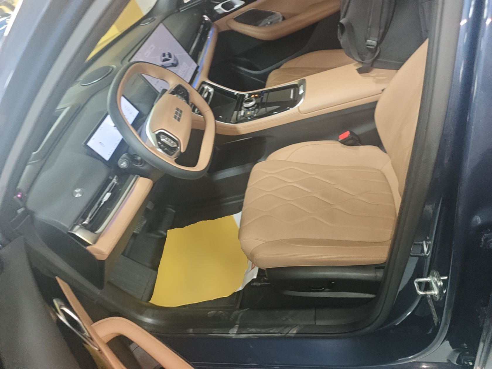 Vordere Reihe im Auto