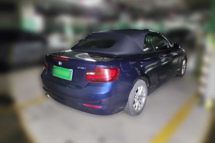 Used BMW 2 Series 2015 218i Convertible Coupe Rear Right 45 Deg