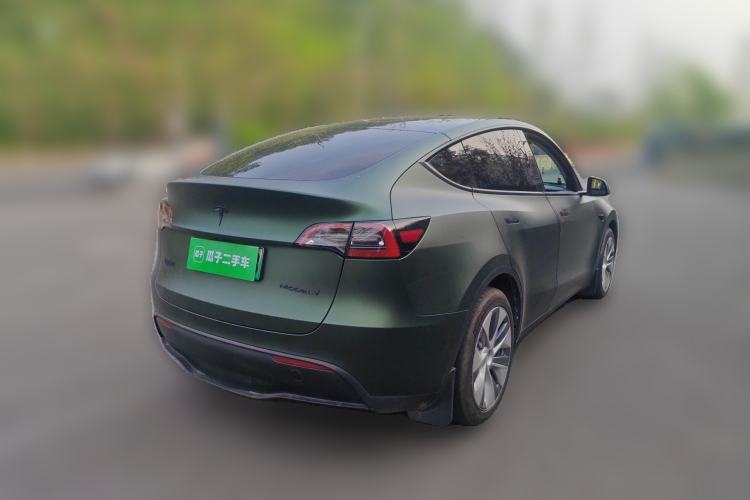 Used Tesla Model Y 2022 Long-Range All-Wheel-Drive Version Rear Right 45 Deg