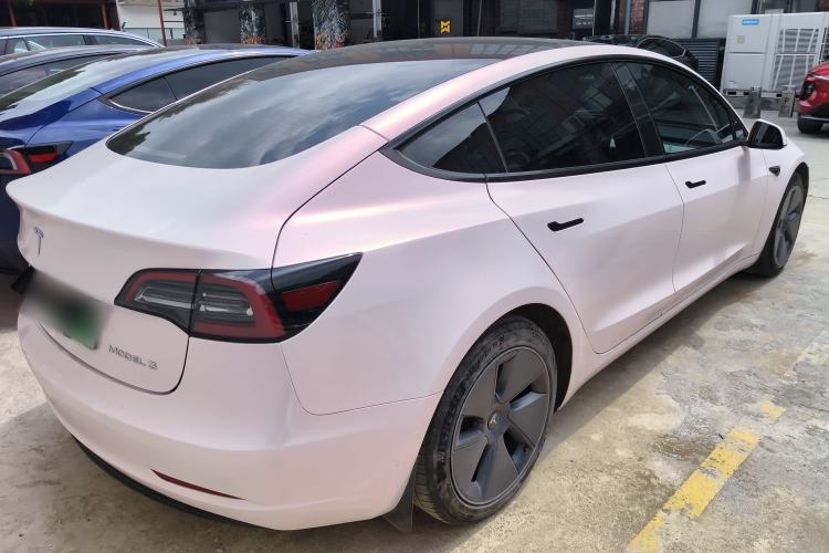 Used Tesla Model 3 2022 Rear-Wheel-Drive Version Rear Right 45 Deg