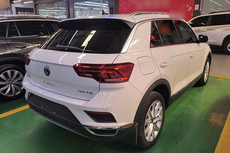 Used Volkswagen T-ROC 2021 280TSI DSG Two-Wheel Drive Elite Connect Edition Rear Right 45 Deg