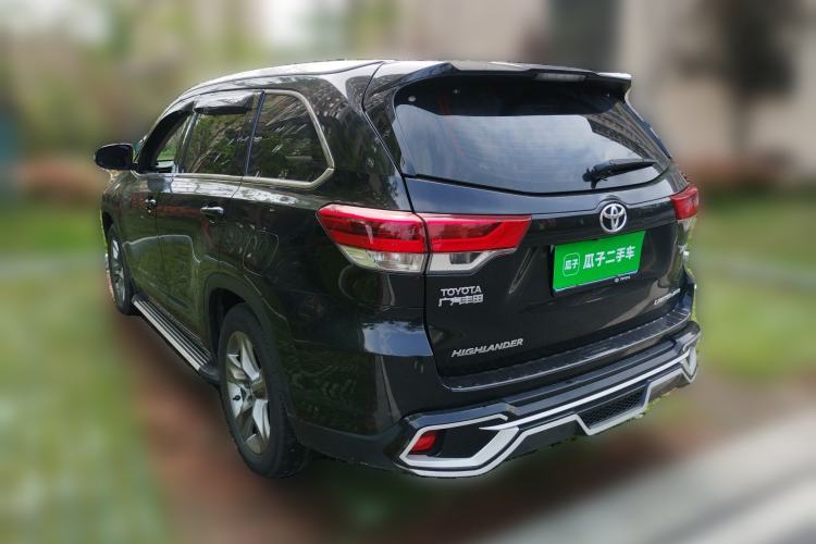 Used Toyota Highlander 2018 2.0T Four-Wheel Drive Ultimate Edition 7-Seater Emission Standard China V Rear Left 45 Deg