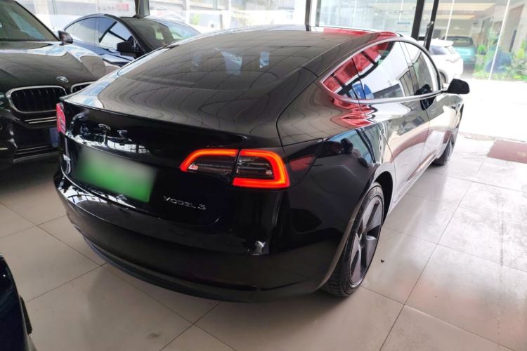 Used Tesla Model 3 2021 Standard Range Rear-Wheel Drive Upgraded Version 3D6 Rear Right 45 Deg