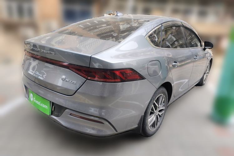 Used BYD Qin PLUS 2021 DM-i 55KM Flagship Model Rear Right 45 Deg