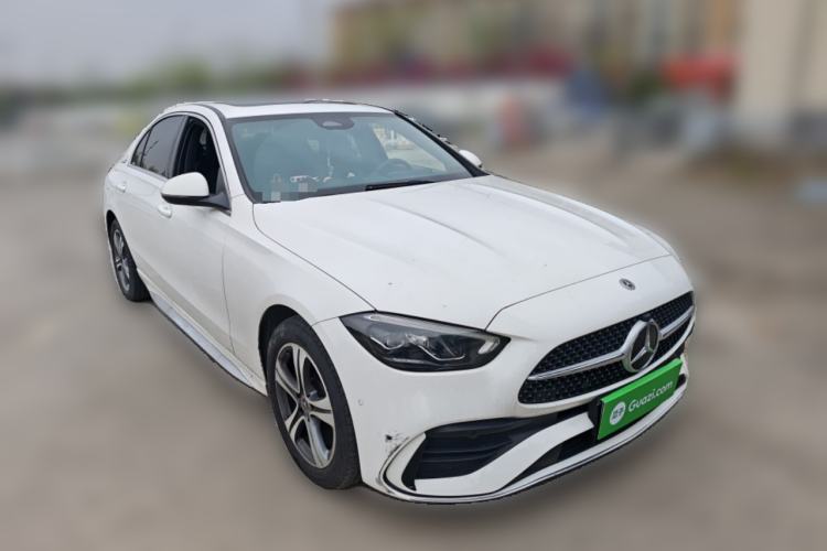 Used Mercedes-Benz C-Class 2022 C 200 L Sport Edition Front Right 45 Deg