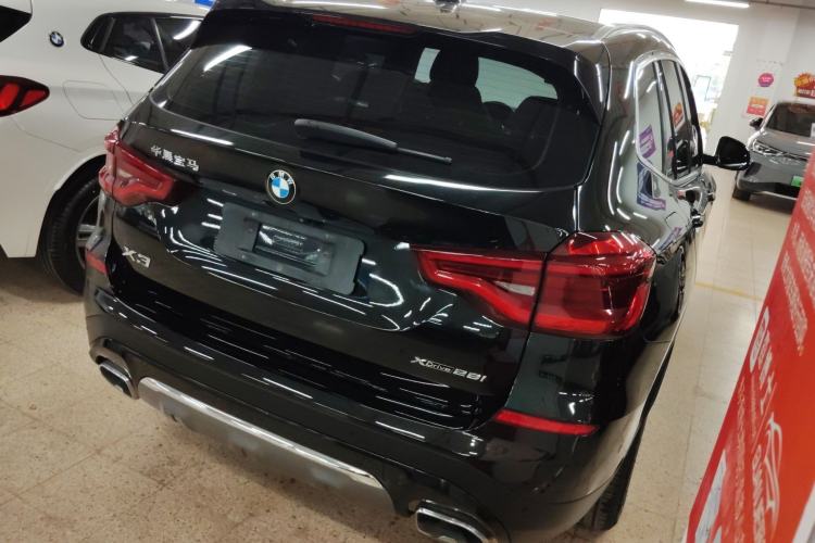 Used BMW X3 2021 xDrive28i Luxury Package Rear Right 45 Deg