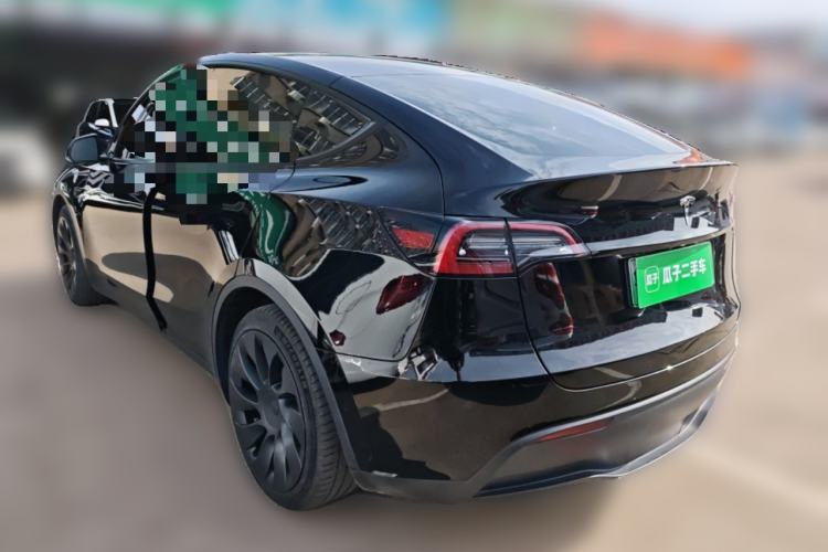 Used Tesla Model Y 2021 Standard Range Rear-Wheel Drive Version Rear Left 45 Deg