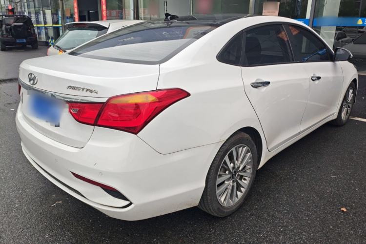 Used Hyundai Mistra 2017 1.8L Automatic Smart GLS China V Standard Rear Right 45 Deg