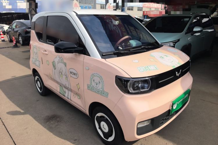 Used Wuling Hongguang MINIEV 2022 Macaron Premium Model – Lithium Ternary Battery Front Right 45 Deg