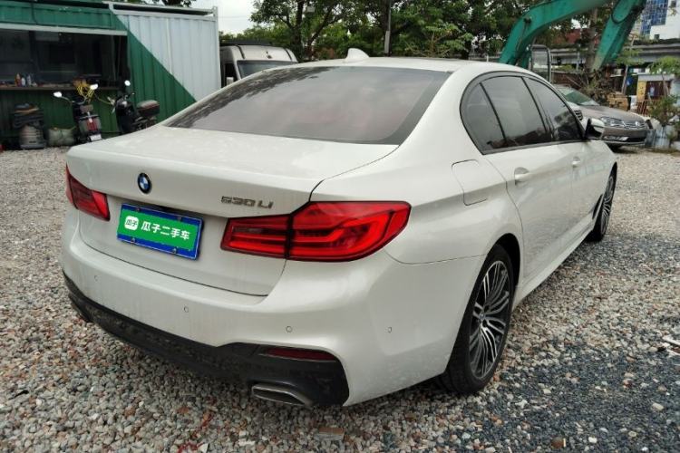 Used BMW 5 Series 2019 530Li Leading Model M Sport Package Rear Right 45 Deg