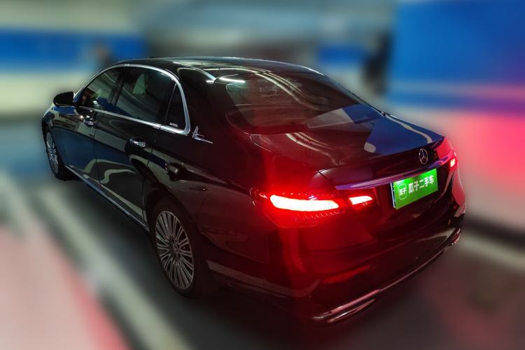 Used Mercedes-Benz E-Class 2021 E 300 L Stylish Model Rear Left 45 Deg