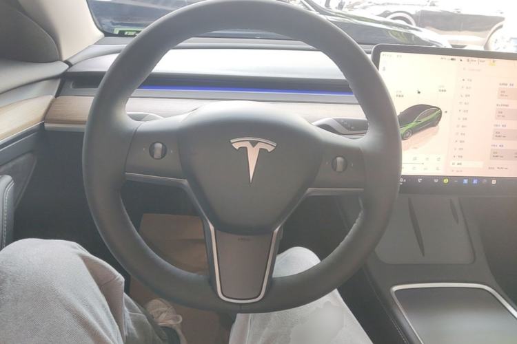 Used Tesla Model 3 2022 Performance High-Performance All-Wheel-Drive Version Steering Wheel