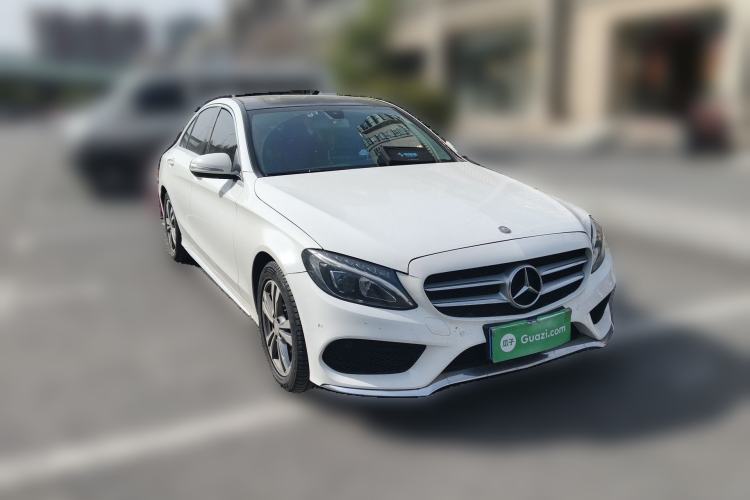 Used Mercedes-Benz C-Class 2017 C 200 L Sport Edition Front Right 45 Deg