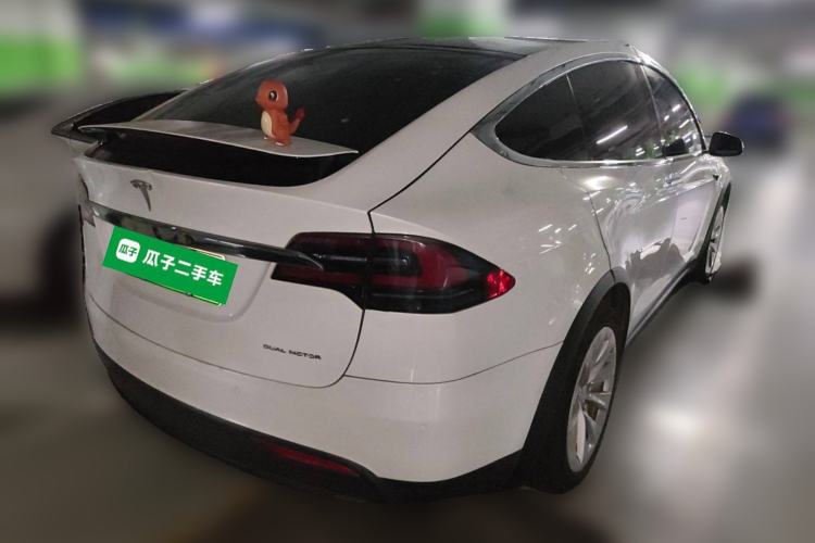 Used Tesla Model X 2020 Long-Range Upgrade Version Rear Right 45 Deg