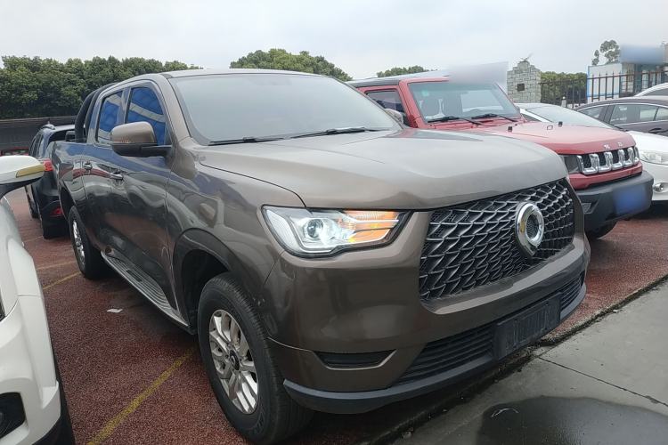 Used Great Wall Poer 2019 2.0T Commercial Version Automatic Gasoline Two-Wheel Drive Elite Trim with Long Bed – GW4C20B Front Right 45 Deg