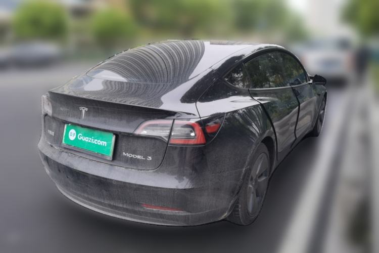 Used Tesla Model 3 2021 Revised Version Standard Range Rear-Wheel Drive Upgraded Edition 3D1 Rear Right 45 Deg