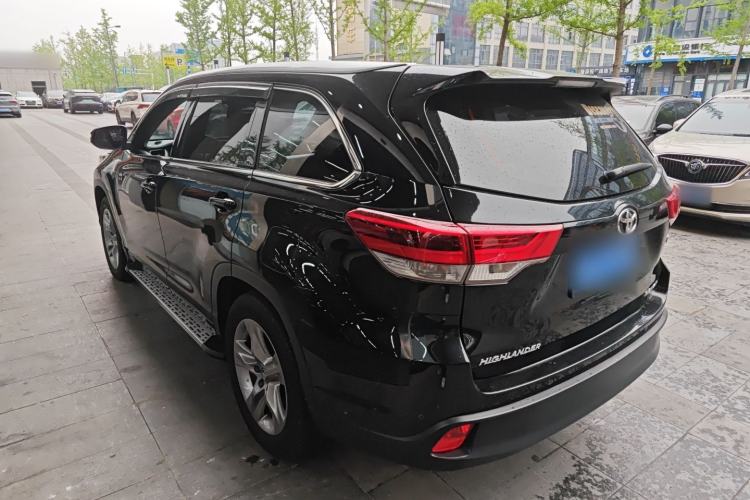 Used Toyota Highlander 2021 2.0T Four-Wheel Drive Luxury Edition 7 Seats Rear Left 45 Deg
