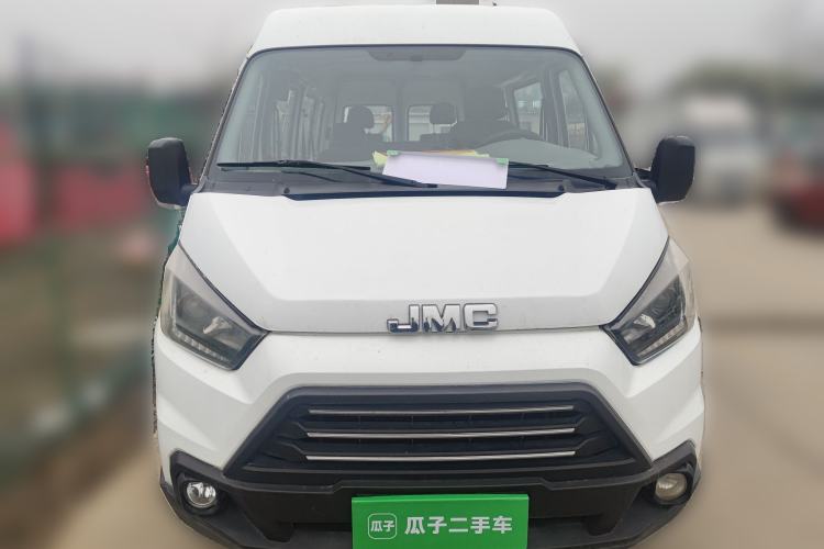 Used JMC Transit 2019 2.8T Commercial Version Long Wheelbase Mid-Roof 7-Seater Rear Single Tire China VI Emission Standard – JX493

