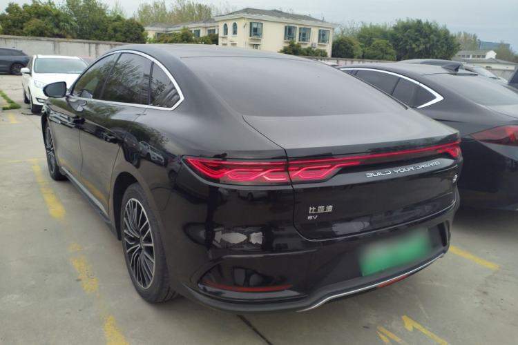 Used BYD Han 2024 EV Glory Edition 506KM Front-Wheel-Drive Premium Model Rear Left 45 Deg