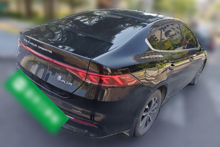 Used BYD Qin PLUS 2023 Champion Edition DM-i 55KM Leading Model Rear Right 45 Deg