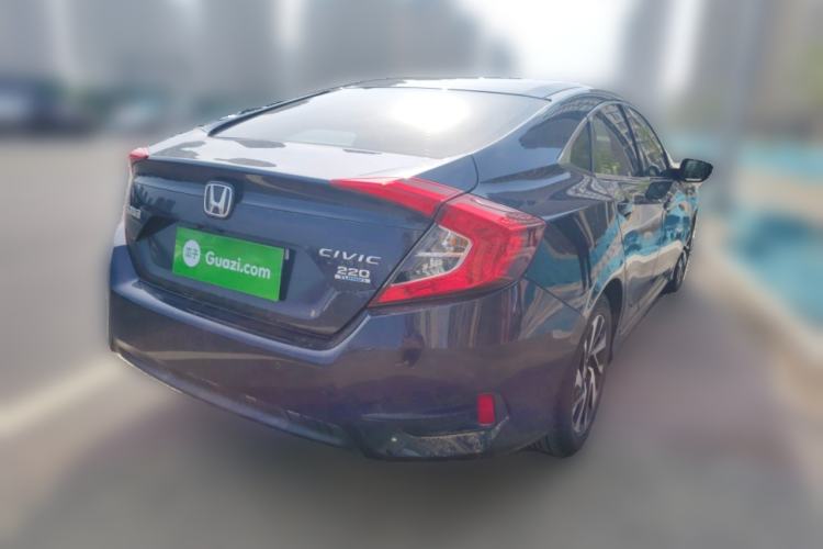 Used Honda Civic 2016 220TURBO CVT Luxury Edition Rear Right 45 Deg