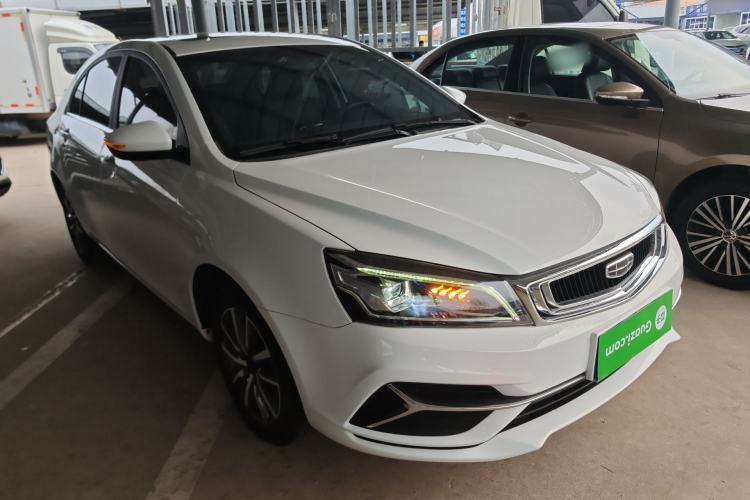 Used Geely Auto Emgrand 2019 Leading Edition 1.5L Manual Upgraded Connectivity Model China VI Standard Front Right 45 Deg