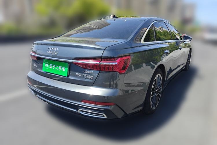 Used Audi A6L New Energy 2020 55 TFSI e quattro Rear Right 45 Deg