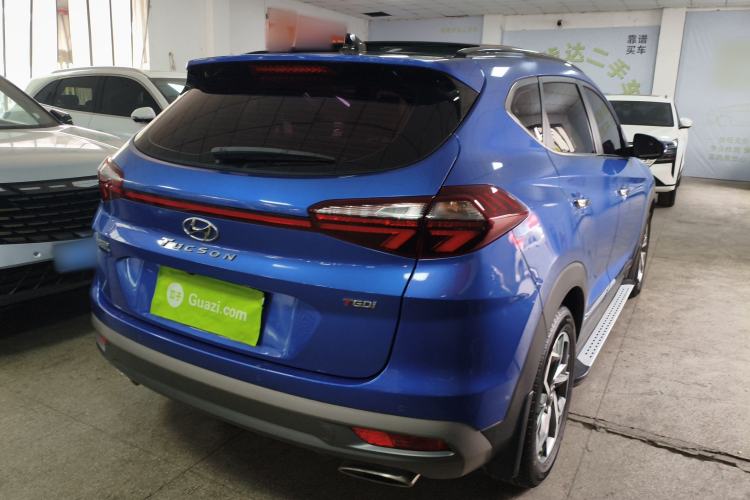 Used Hyundai Tucson 2019 280TGDi Dual-Clutch Two-Wheel Drive Fashion Edition China VI Standard Rear Right 45 Deg
