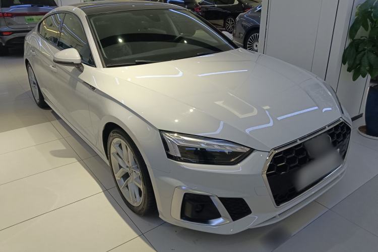 Used Audi A5 2021 Sportback 40 TFSI Fashionable and Dynamic Model Front Right 45 Deg