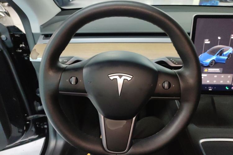 Used Tesla Model Y 2021 Standard Range Rear-Wheel Drive Version Steering Wheel