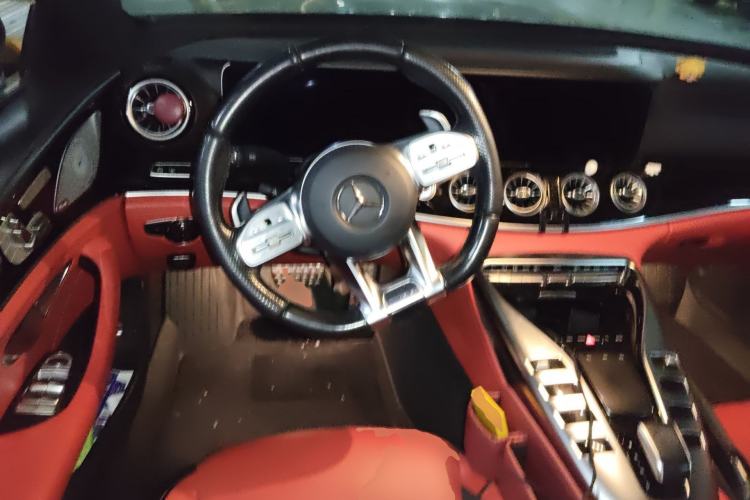 Used Mercedes-Benz AMG GT 2019 AMG GT 50 four-door sports car Steering Wheel