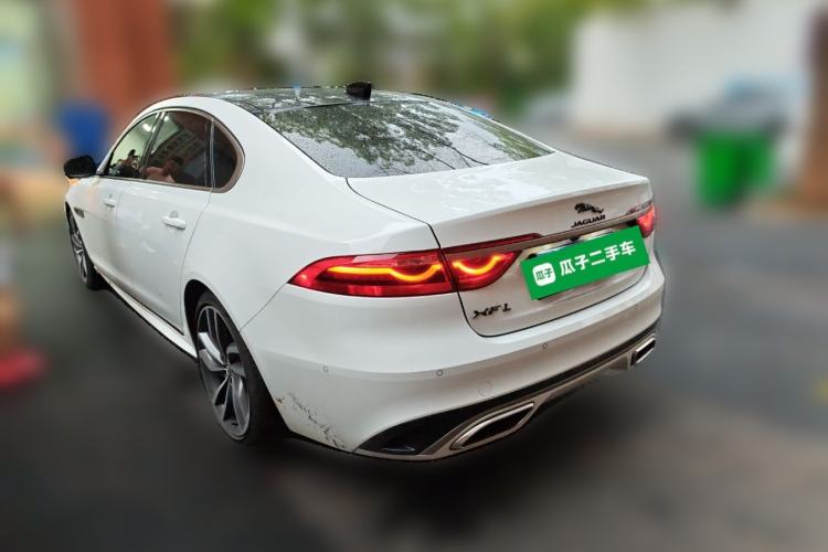 Used Jaguar XFL 2024 2.0T P300 Four-Wheel Drive Flagship Sport Gold Edition Rear Left 45 Deg