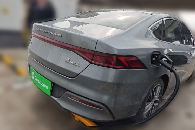 Used BYD Qin PLUS 2021 EV 500KM Premium Model Rear Right 45 Deg