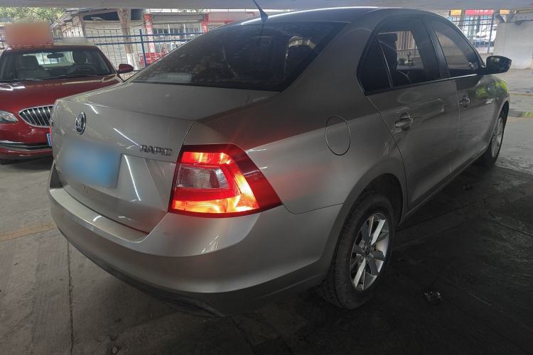 Used Skoda Rapid 2018 1.6L Manual Standard Edition Rear Right 45 Deg