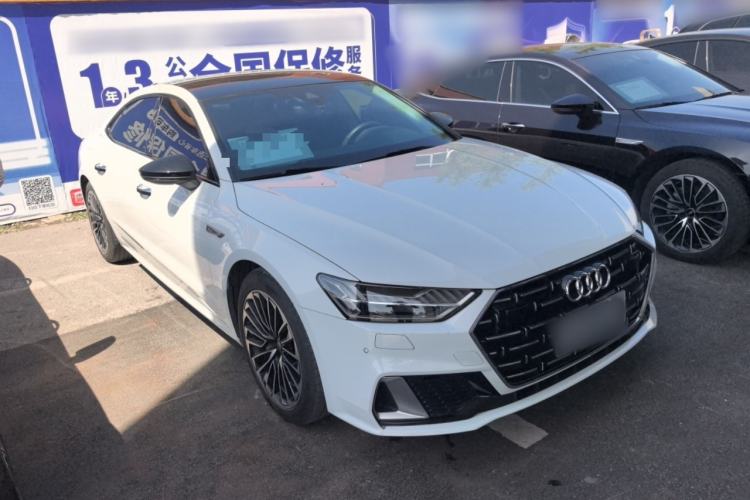 Used Audi A7L 2022 45 TFSI S-line Dream-Chasing Youth Edition Front Right 45 Deg