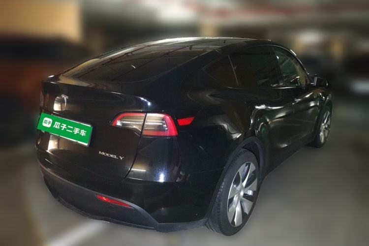 Used Tesla Model Y 2022 Revised Version Rear-Wheel Drive Rear Right 45 Deg