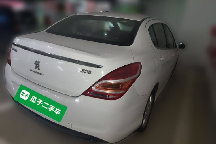 Used Peugeot 308 2012 1.6L Automatic YouShang Model Rear Right 45 Deg