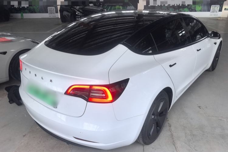 Used Tesla Model 3 2021 Standard Range Rear-Wheel Drive Upgraded Version 3D6 Rear Right 45 Deg