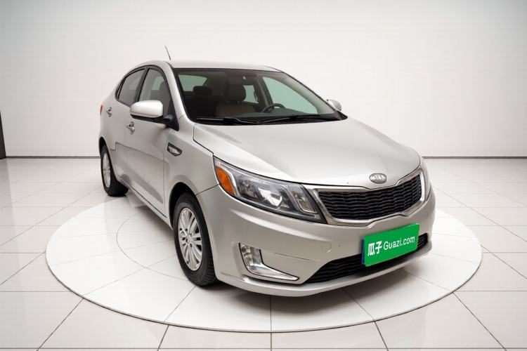 Used Kia K2 2012 Sedan 1.4L Automatic GLS Commemorative Edition Front Right 45 Deg