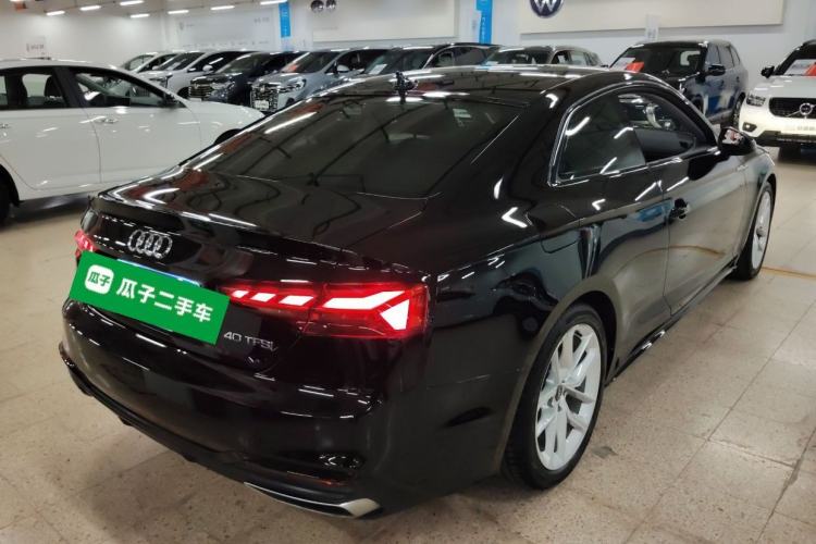 Used Audi A5 2023 Coupe 40 TFSI Fashionable and Dynamic Model Rear Right 45 Deg