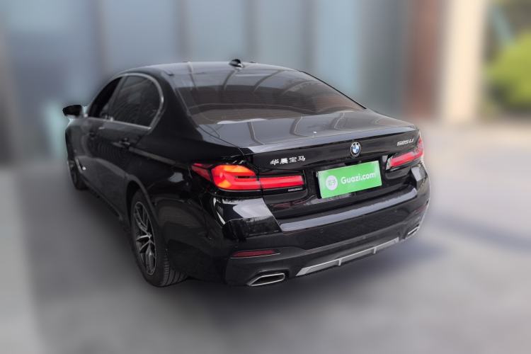 Used BMW 5 Series 2022 Second Facelift 525Li M Sport Package Rear Left 45 Deg