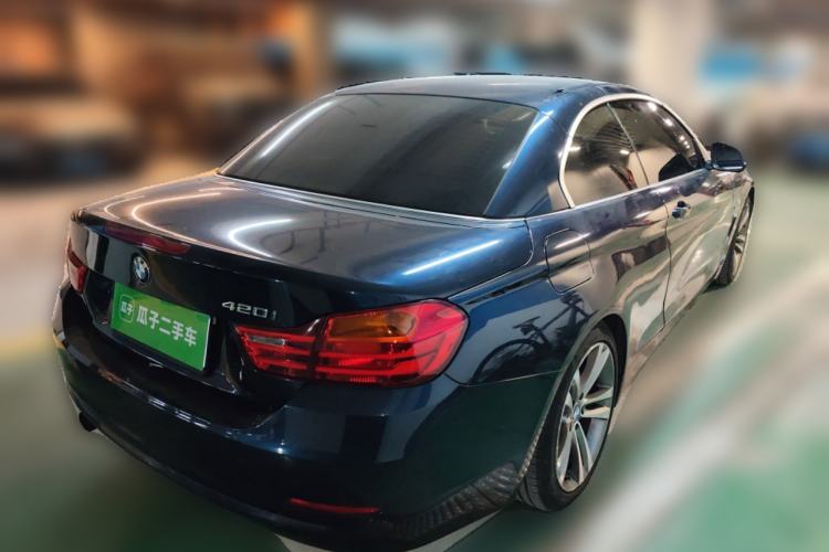 Used BMW 4 Series 2014 420i Convertible Sports Design Package Rear Right 45 Deg