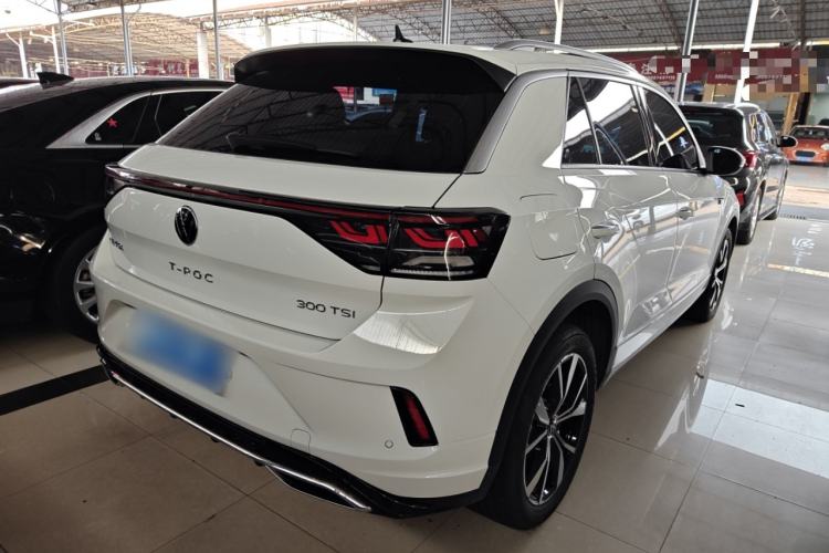 Used Volkswagen T-ROC 2025 Facelifted 300TSI DSG Two-Wheel-Drive Chen Guang Edition Rear Right 45 Deg