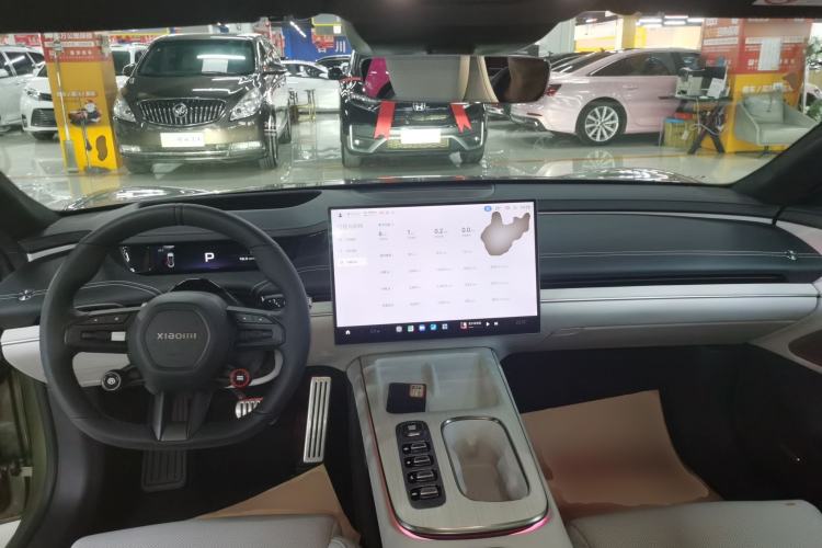 Used Xiaomi Auto SU7 2024 Four-Wheel Drive Ultra-Long Range Advanced Intelligent Driving Max Edition Center Console