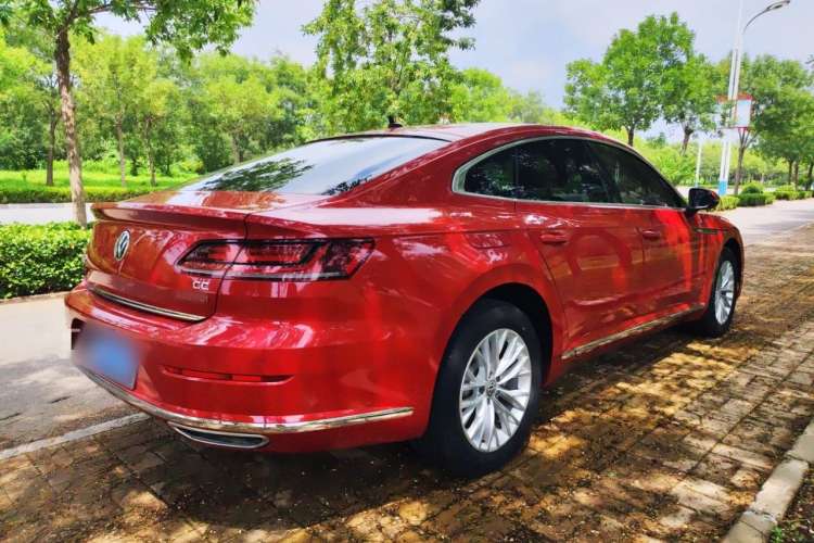 Used Volkswagen FAW-Volkswagen CC 2019 330TSI Glamour Edition China V Standard Rear Right 45 Deg