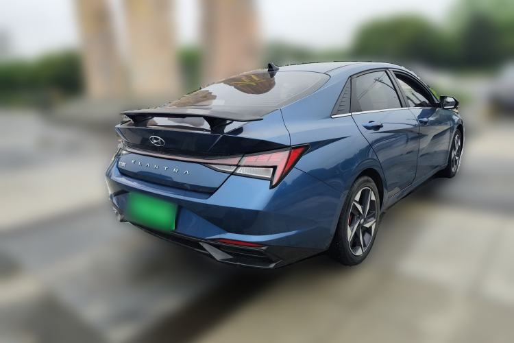 Used Hyundai Elantra 2022 1.5L CVT GLX Elite Edition Rear Right 45 Deg