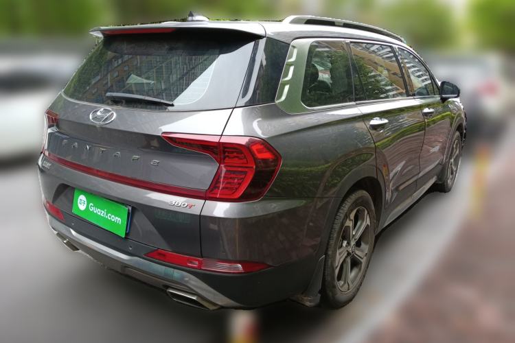 Used Hyundai Santa Fe 2019 380 TGDi DLX Automatic 2WD Prestige Edition China V Emission Standard Rear Right 45 Deg