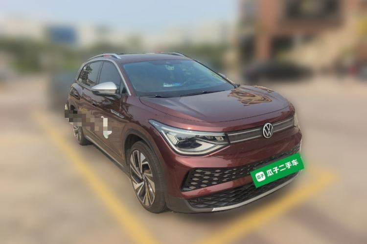 Used Volkswagen ID.6 X 2021 Prime Kinergy Four-Wheel Drive Edition Front Right 45 Deg